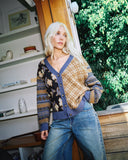 RVCA Womens lumen Cardigan - Stone Blue