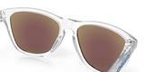 Oakley Frogskins™ Sunglasses - Crystal Clear W/ Prizm Sapphire