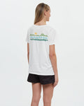 Tentree Women's Seaforestation T-Shirt - Undyed / Sea Blue