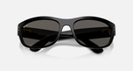 Ray-Ban Mega Balorama Sunglasses - Polished Black W/ Ultra Black