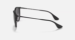 Ray-Ban Erika Sunglasses - Rubber Black W/ Dark Grey Gradient