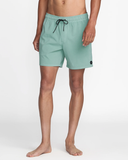 RVCA Mens VA Pigment Elastic Short Trunk 16" - Blue Haze