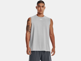 Under Armour Men's UA Tech™ Team Tank - Mod Gray Light Heather / White - 011