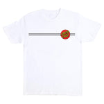 Santa Cruz Mens Classic Dot T-Shirt - White