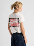 Burton Throwback 1992 Short Sleeve T-Shirt - Stout White
