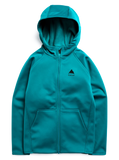 Burton Kids' Crown Weatherproof Full-Zip Fleece Hoodie - Pacific Teal