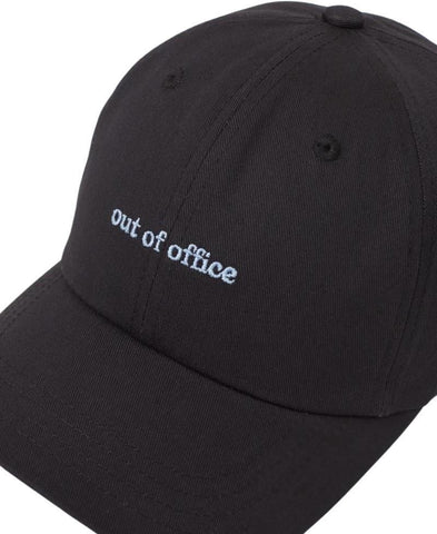 Tentree Slogan Peak Hat - Meteorite Black Out Of Office