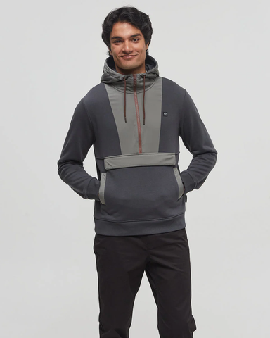 Tentree Mens SeaFleece Contrast Anorak Hoodie