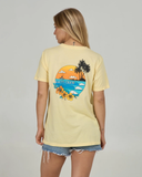 Salty Crew Women's Sunset Boyfriend Tee - Sunshine
