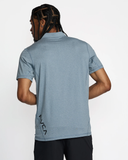 RVCA Mens Sport Vent Polo -Vintage Navy Heather