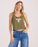Volcom Women's 91 Tank - Bayleaf