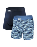 Saxx Ultra Super Soft (2 Pack) - Dazed Argyle/Navy