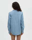 Tentree Women's Denim Sloan Shirt - Light Wash
