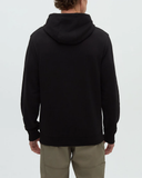 Tentree Mens Amazon Logo Hoodie - Meteorite Black Tidal Teal