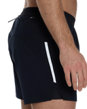 Saxx Mens Race Pace 2N1 5" Shorts - Black