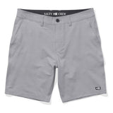 Salty Crew Mens Drifter 19" Triblend Hybrid Short - Gray