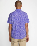 RVCA Mens Barba Roses SS Shirt - Light Blue