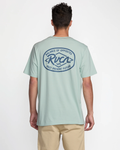 RVCA Mens Ranch Seal SS Tee - Blue Haze