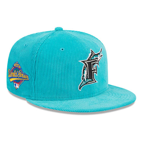 New Era Florida Marlins 59Fifty Throwback Cord Fitted Hat