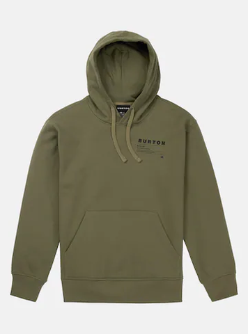 Burton Moretown Pullover Hoodie - Forest Moss