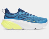 Under Armour Boys' PS UA Rogue 6 Running Shoes - Aegean Blue / Blackout Navy / Flash Light - 430
