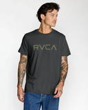RVCA Mens Big RVCA Short Sleeve Tee - Black