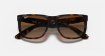 Ray-Ban Justin Sunglasses - Light Havana W/ Dark Brown Gradient
