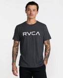 RVCA Mens Big RVCA Short Sleeve Tee - Black