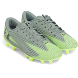 Under Armour Youth UA Shadow Select 3 Jr. FG Soccer Cleats - Grey/Green - 348