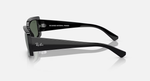 Ray-Ban Kiliane Sunglasses - Black W/ Dark Green
