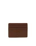 Herschel Charlie Cardholder Wallet | Vegan Leather - Saddle Brown