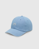 Tentree Embroidered Denim Peak Hat - Light Wash White Oak