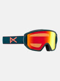 Anon Kids Relapse Jr. Goggle + MFI Face Mask - Deep Emerald