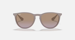Ray-Ban Erika Sunglasses - Dark Sand W/ Brown Violet Gradient
