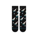 Stance Midnight Run Crew Socks - Black
