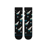 Stance Midnight Run Crew Socks - Black