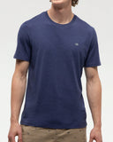 Tentree Mens Embroidered Ten T-Shirt - Indigo Tide Heather / Oasis