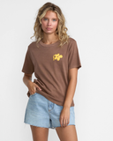 RVCA Womens Daily Tee - Coffee Bean