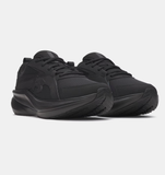 Under Armour Mens UA Charged Assert 11 Wide (4E) Running Shoes - Black - 002