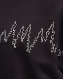 Tentree Women's Juniper Outline Crew - Meteorite Black Vintage White
