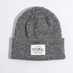 Coal Kids The Uniform Recycled Knit Cuff Beanie - Black Marl