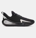 Under Armour Unisex Curry 12 Team Basketball Shoes - Black / Halo Gray / White - 001