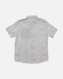 Salty Crew Mens Flagship UV Button Up - White