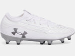 Under Armour Kids UA Magnetico Select 4 FG Jr. Soccer Cleats - White/Black - 101