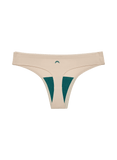 Huha Women's Seamless Low-Mid Rise Thong Mineral Undies - Beige