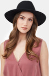 Tentree Festival Recycled Wool Full Brimmed Felt Hat - Meteorite Black