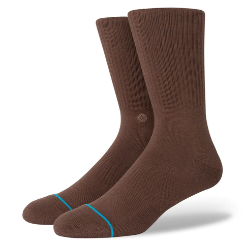 Stance Icon Crew Socks - Brown