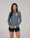 Salty Crew Womens In The Rays Sunshirt - Fin Blue