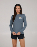 Salty Crew Womens In The Rays Sunshirt - Fin Blue