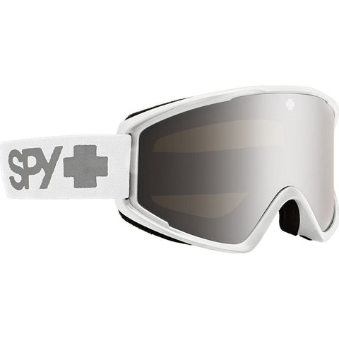Spy Crusher Elite Eco Snow Goggle - Matte White w/ Bronze Silver Mirror